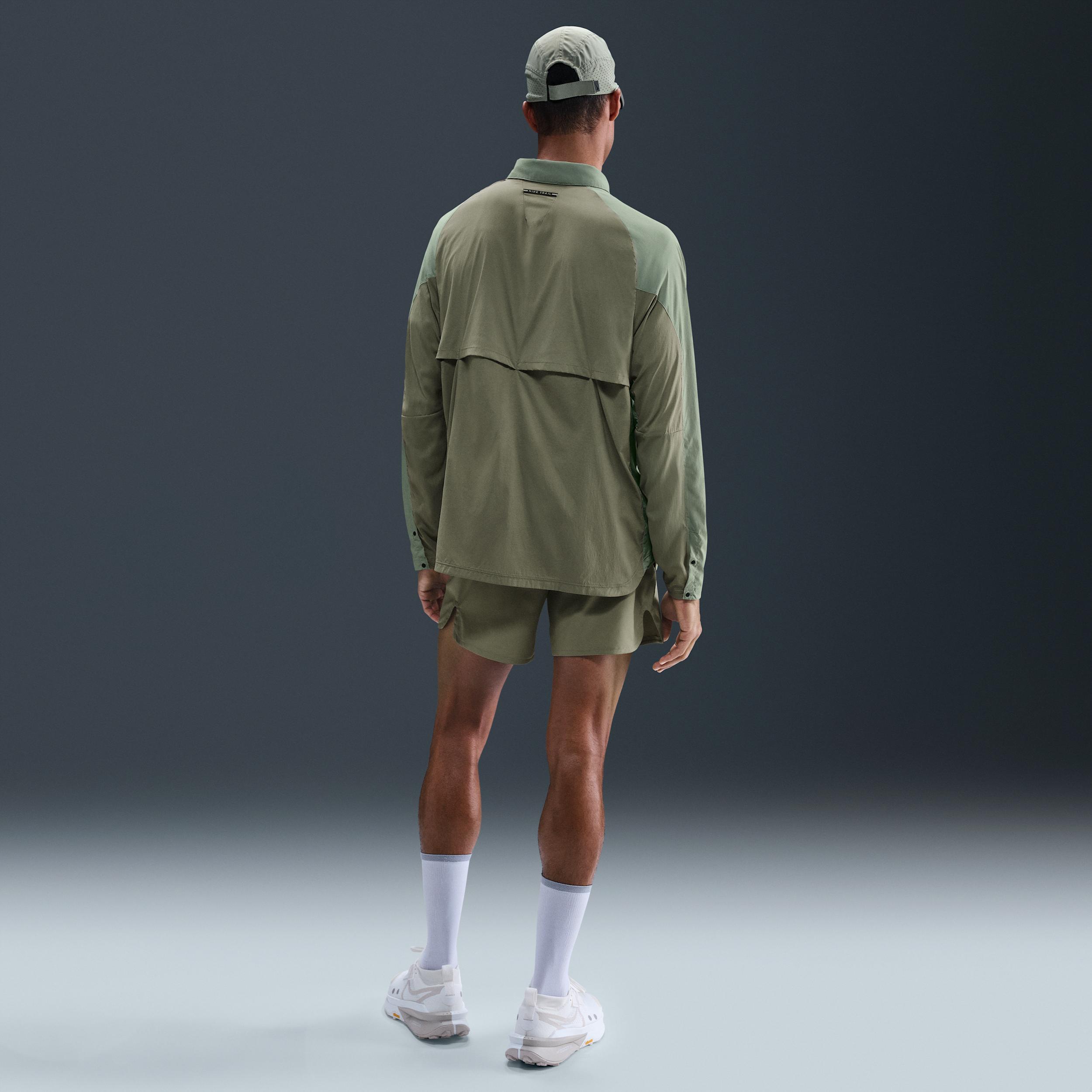 Nike Mens Trail Dri-FIT ADV UV Running Shirt Jacket | HJ5079-320 Product Image