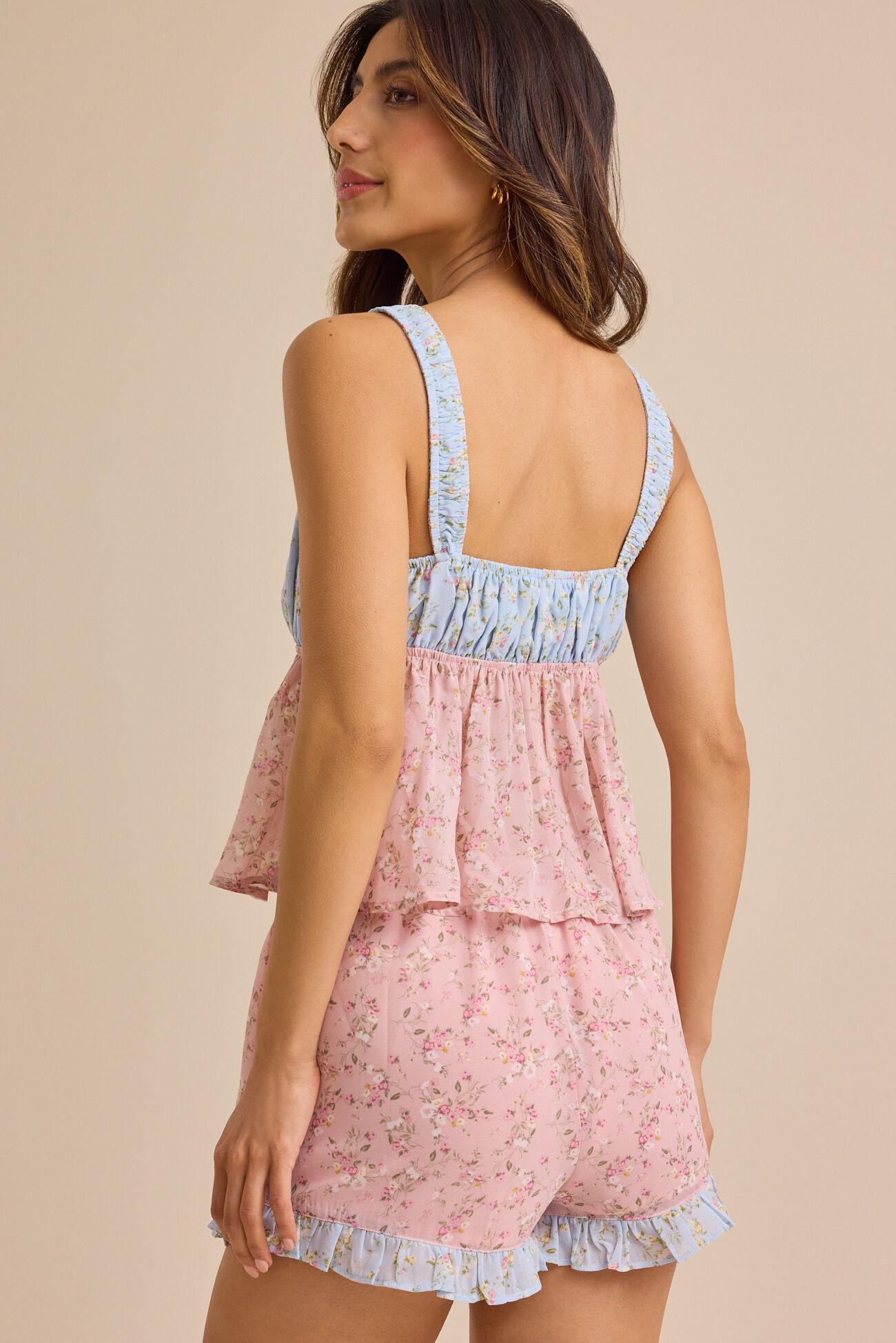 Walker Floral Lounge Top Product Image