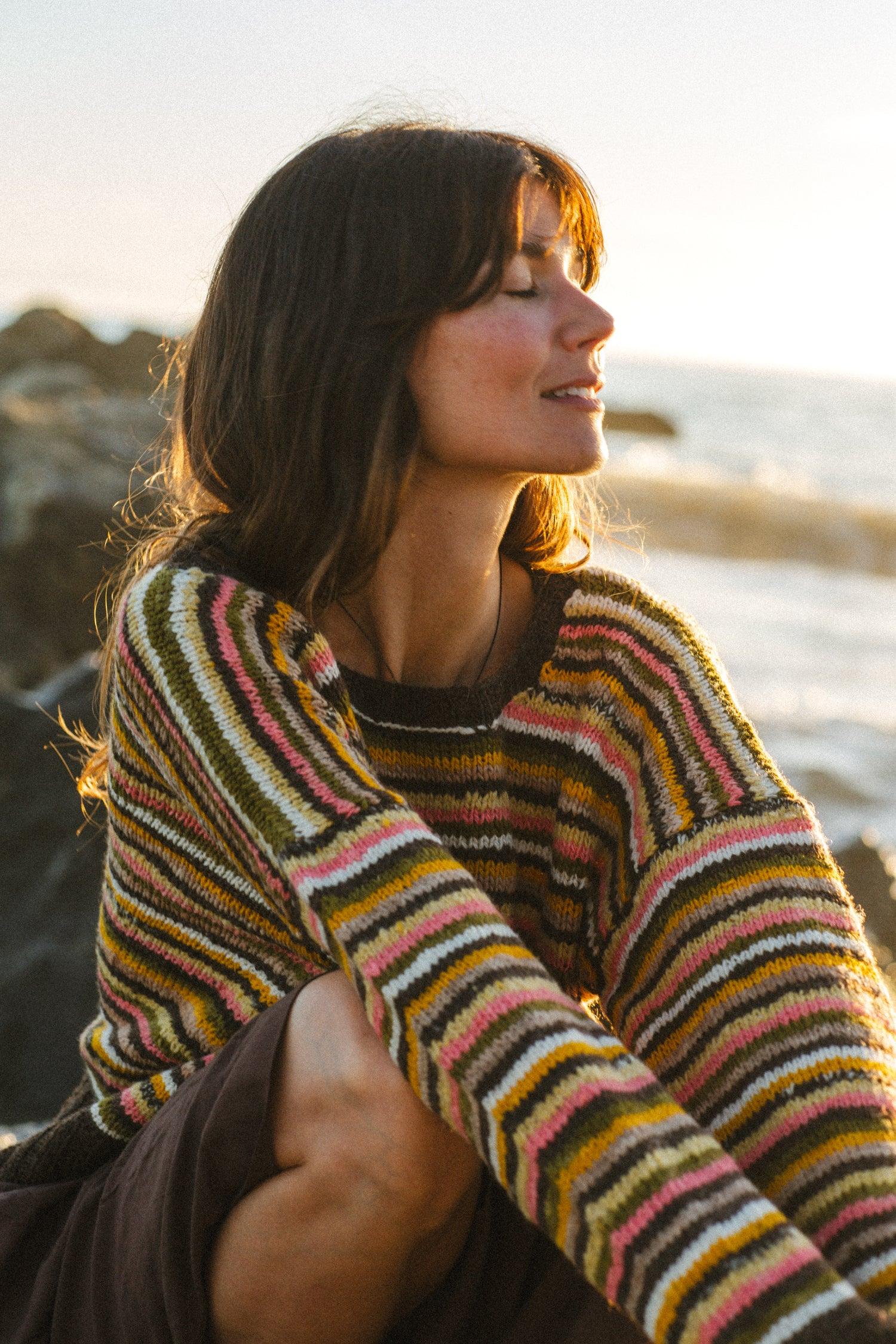 The Candy Striped Sweater Product Image