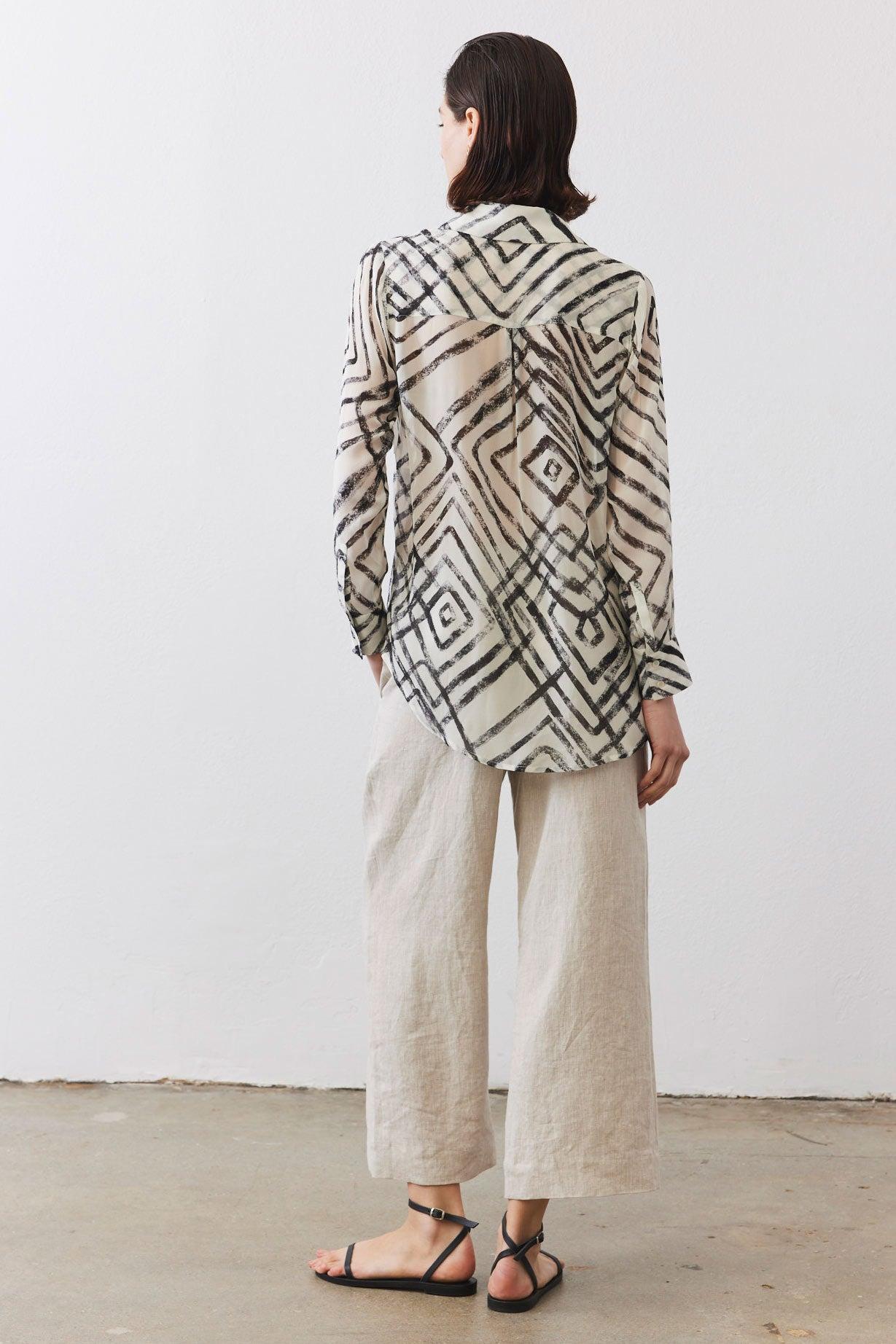 Long Line Sheer Tunic Product Image