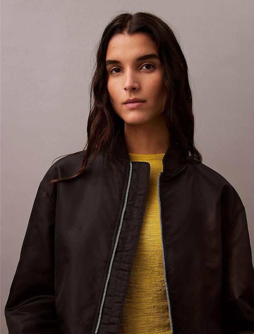 Nylon Bomber Jacket Product Image