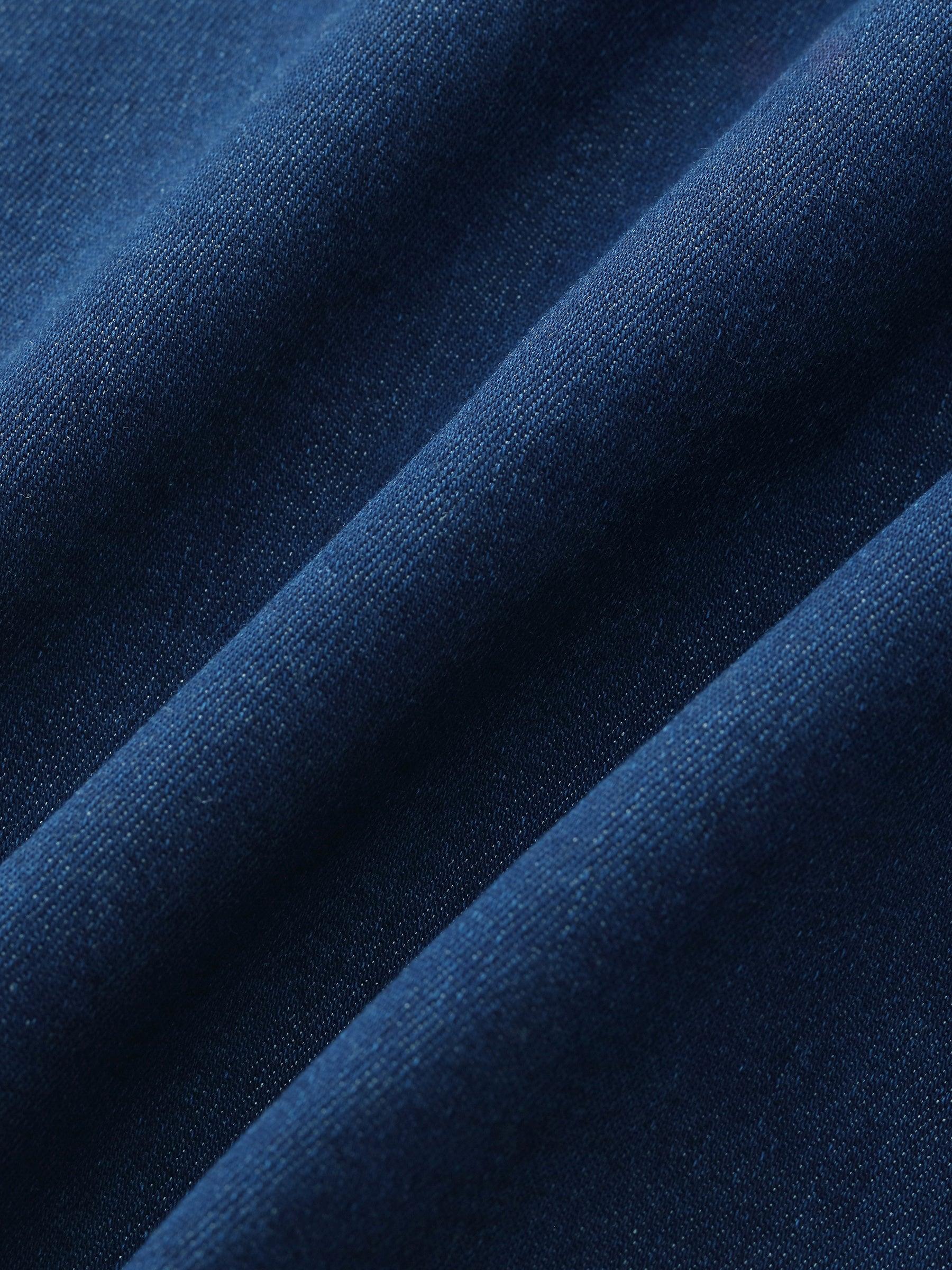 Denim Stretch Adjustable High-Waisted Women Shorts Product Image