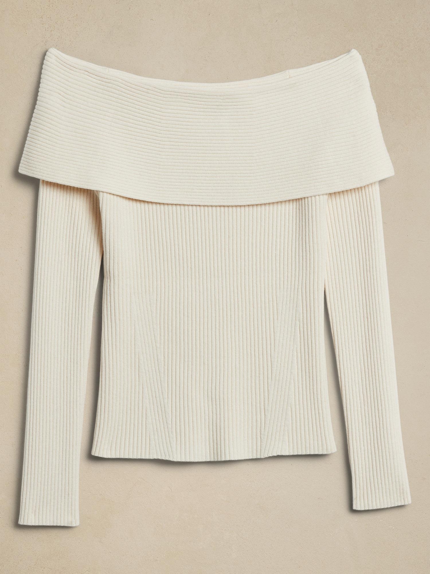 Off-Shoulder Sweater Product Image