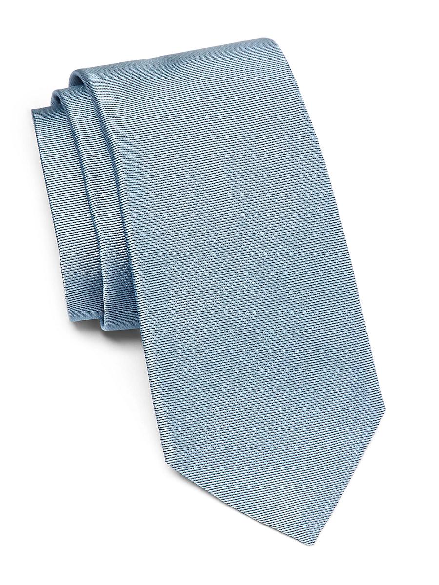Mens COLLECTION Striped Silk Tie Product Image