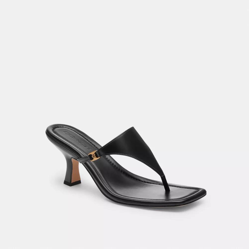 Heritage C Plaque Thong Sandal Product Image