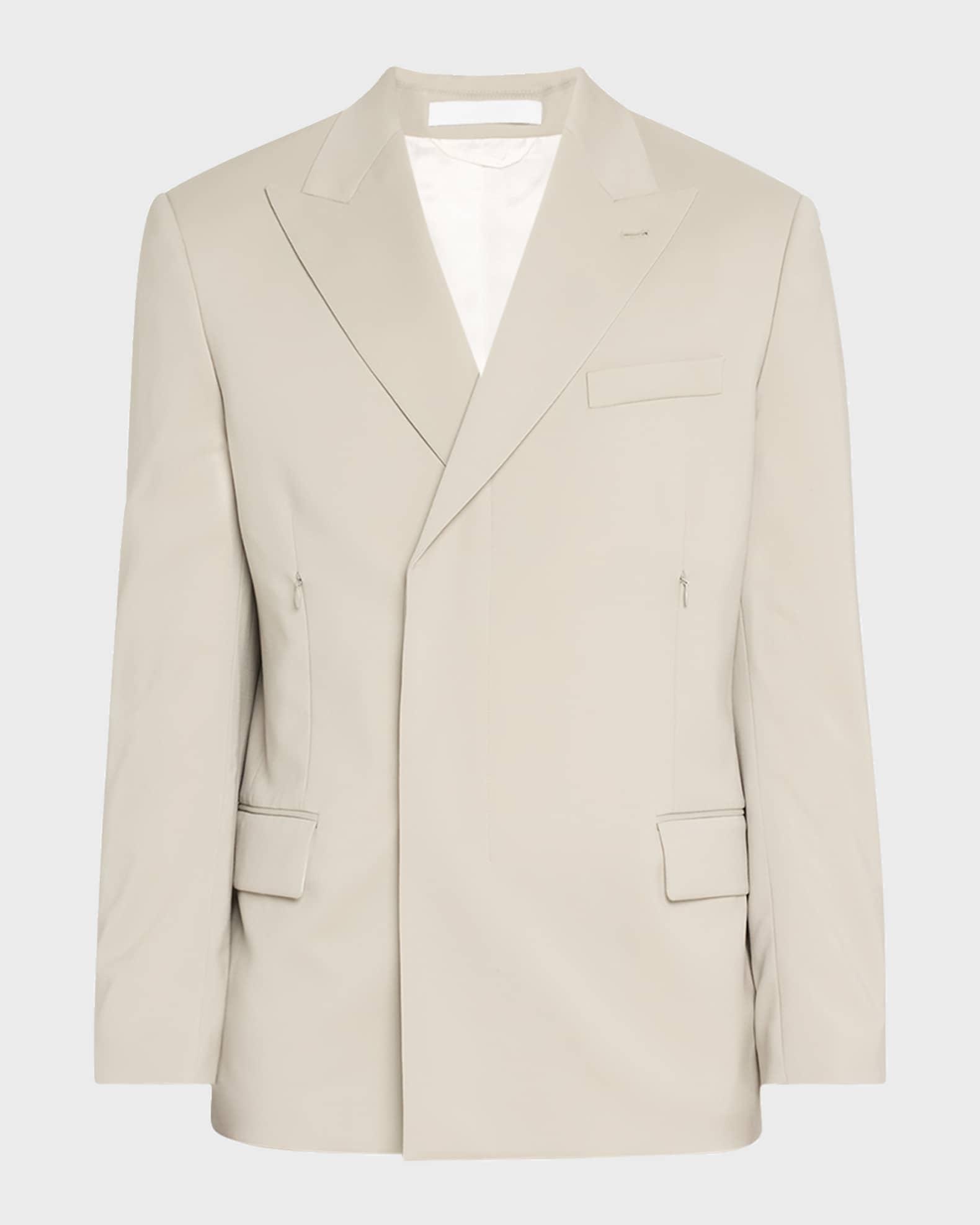 Men's Boxy Two-Piece Double-Breasted Blazer Suit Product Image