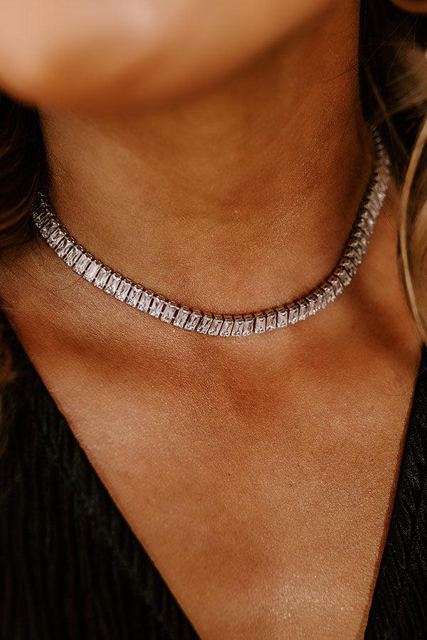 Shimmering Nights Necklace in Silver Product Image