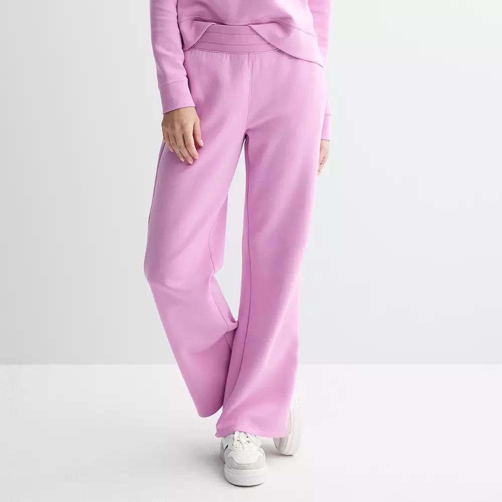 Women's Tek Gear® Ultracomfort Wide Leg Pants, Size: XL, Purple Macaroon Product Image