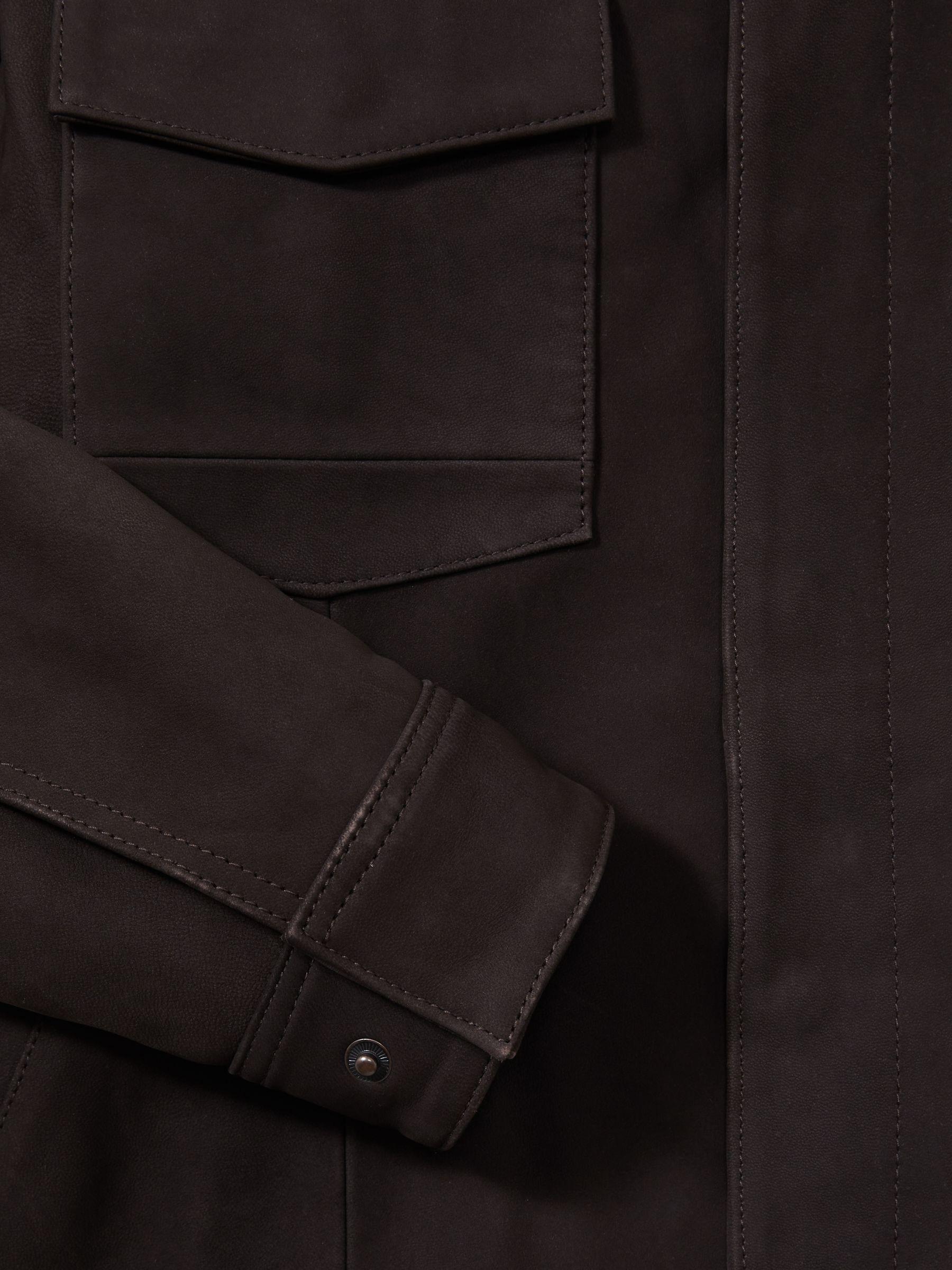 Paige Suede Jacket in Dark Chocolate Product Image