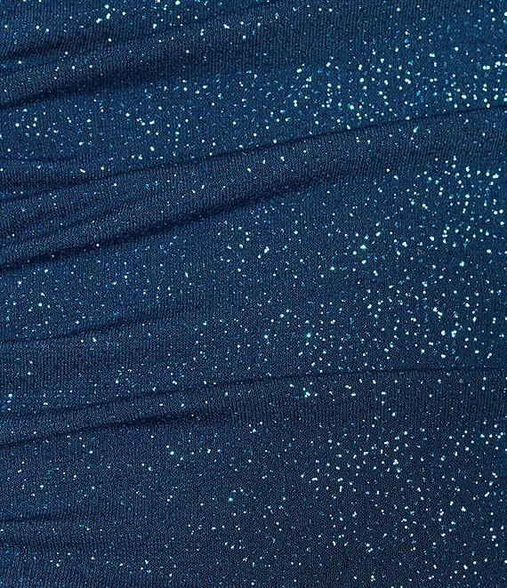 B. Darlin One Shoulder Double Bungee Strap Allover Shirring Bodycon Dress Product Image