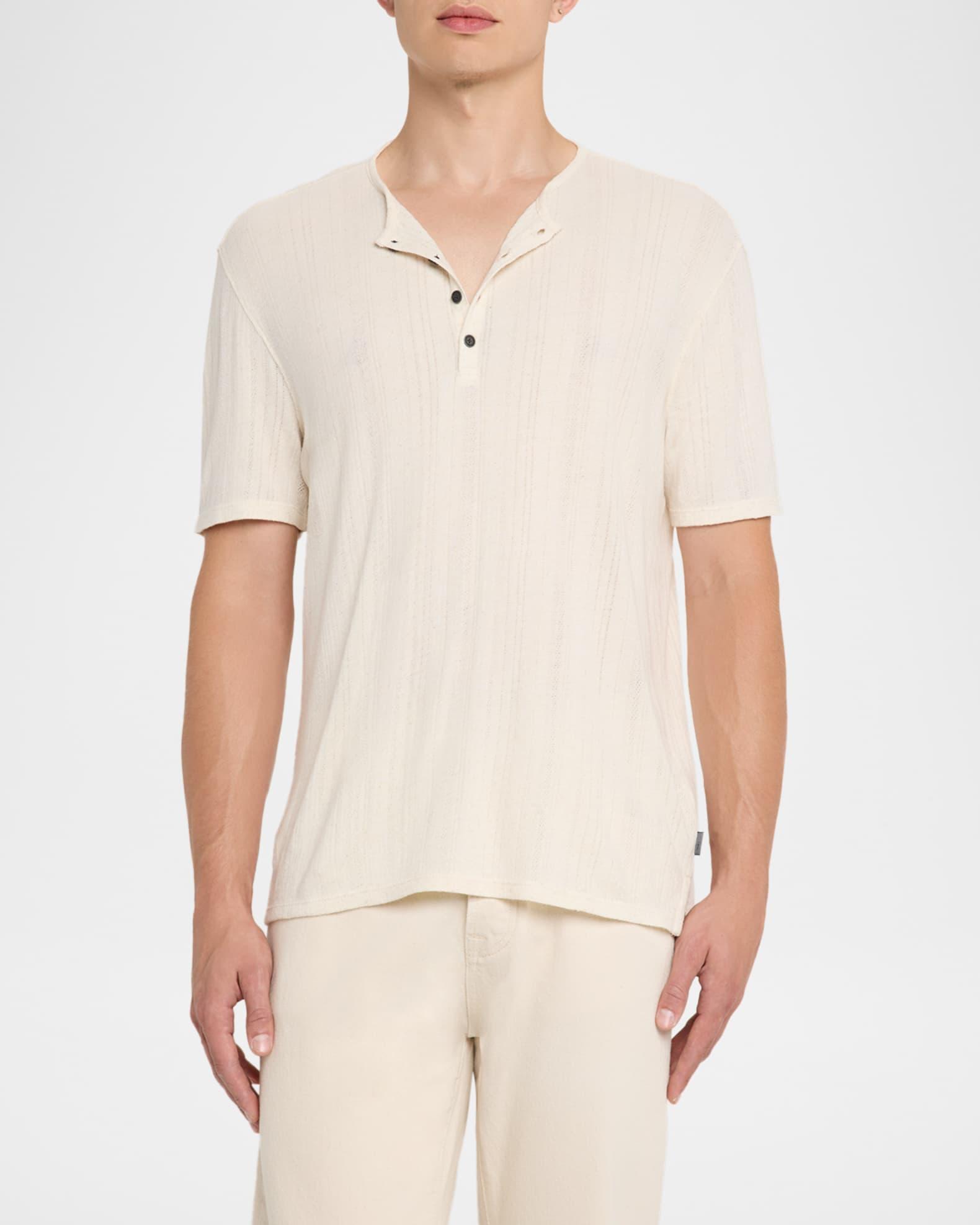 Men's Ciel Ribbed Henley T-Shirt Product Image