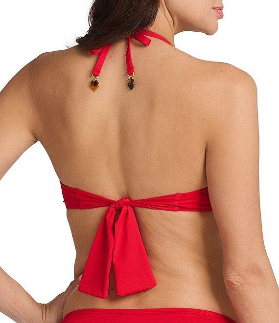 Tommy Bahama Pearl Novelty Solid Tortoise Shell Ring Hipster Swim Bottom Product Image