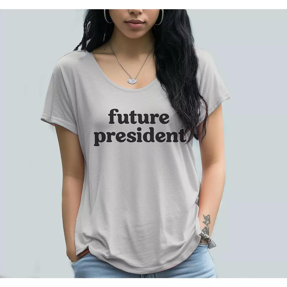 Junior's Grayson Threads Future President Graphic Tee, Women's,  Product Image