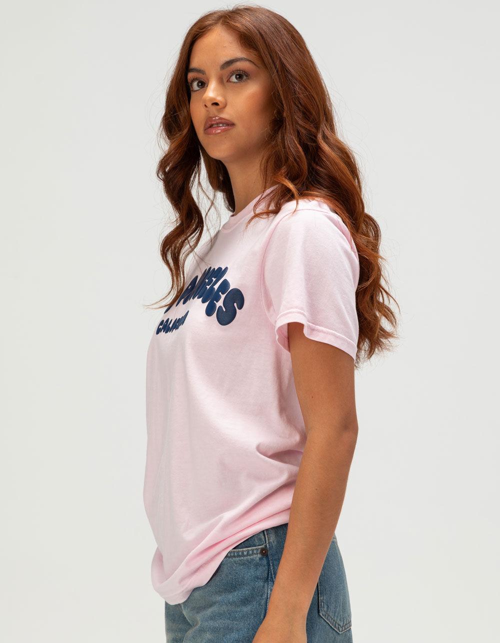RIOT SOCIETY LA Puff Womens Tee - PINK Product Image