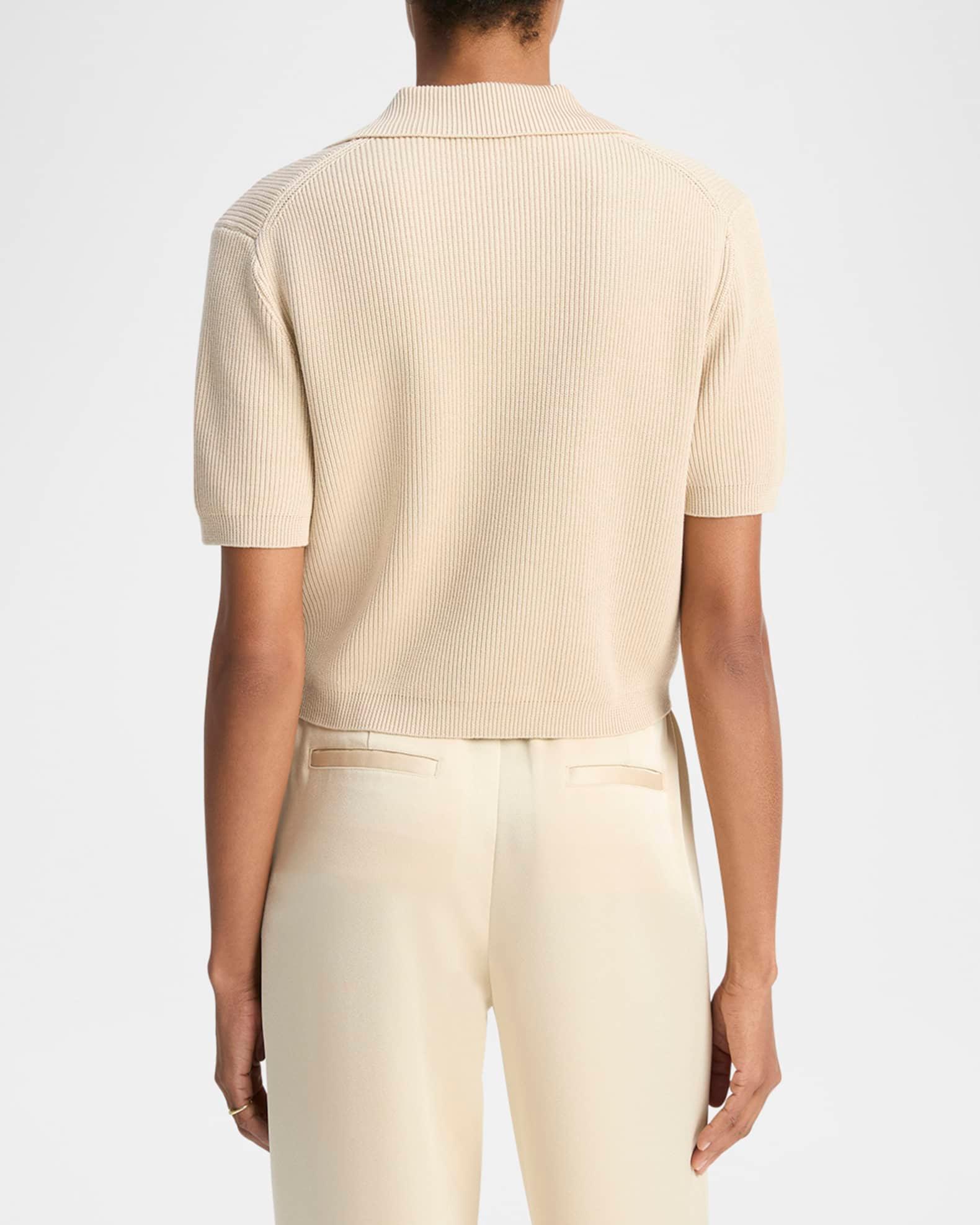 Ribbed Polo Top Product Image