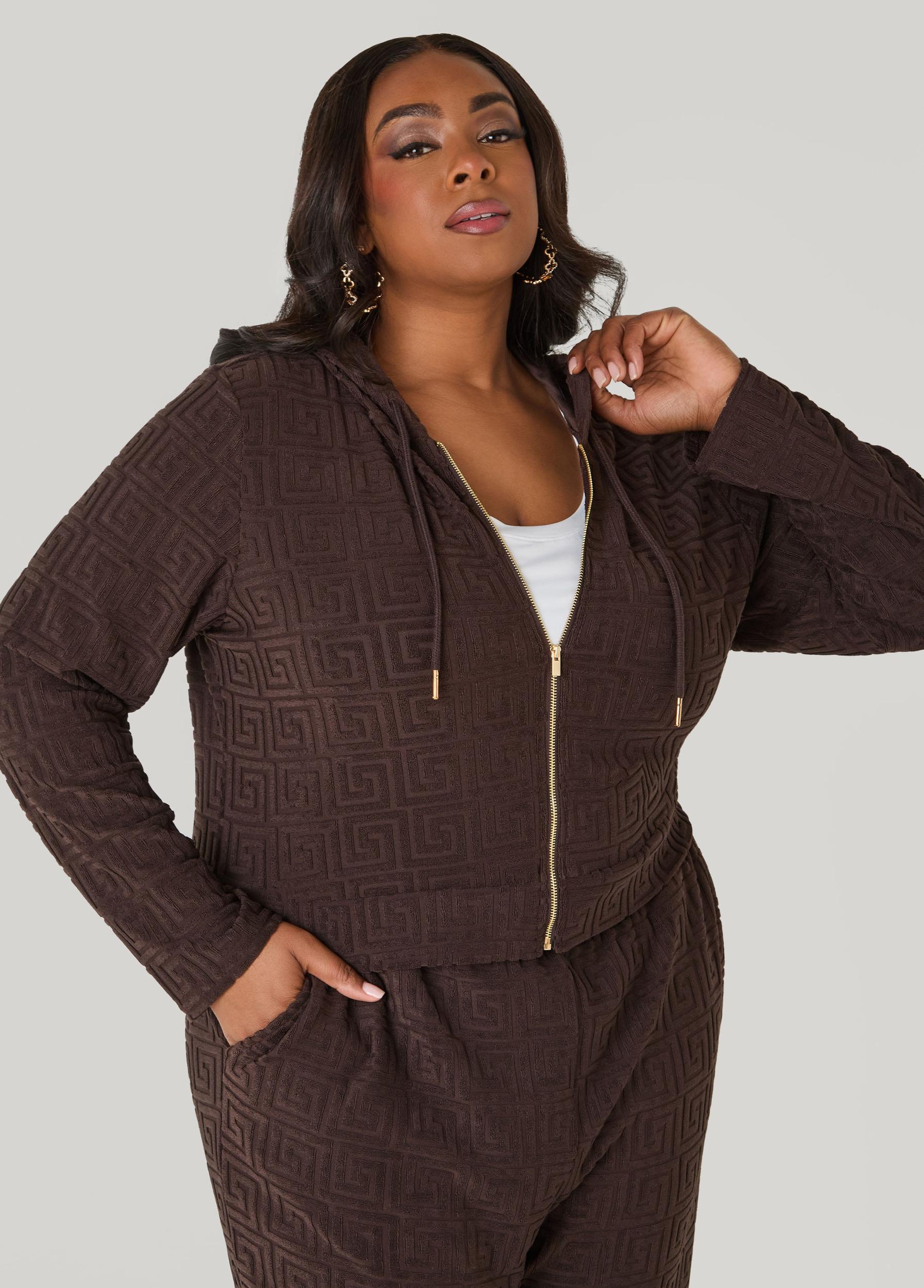 Greek Key Track Jacket Product Image