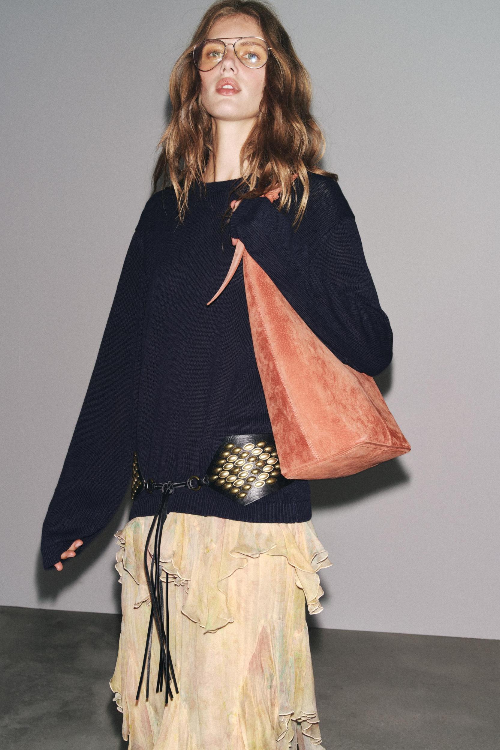 ZW COLLECTION PRINTED RUFFLE SKIRT Product Image