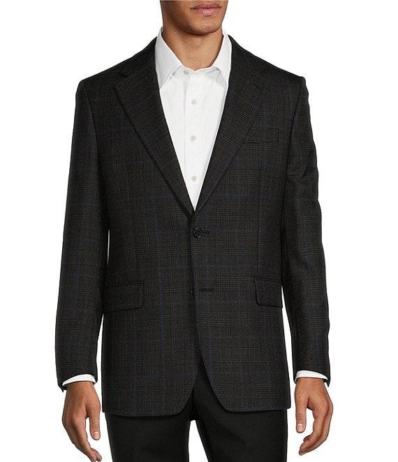 Hickey Freeman Classic Fit Plaid Pattern Sport Coat Product Image