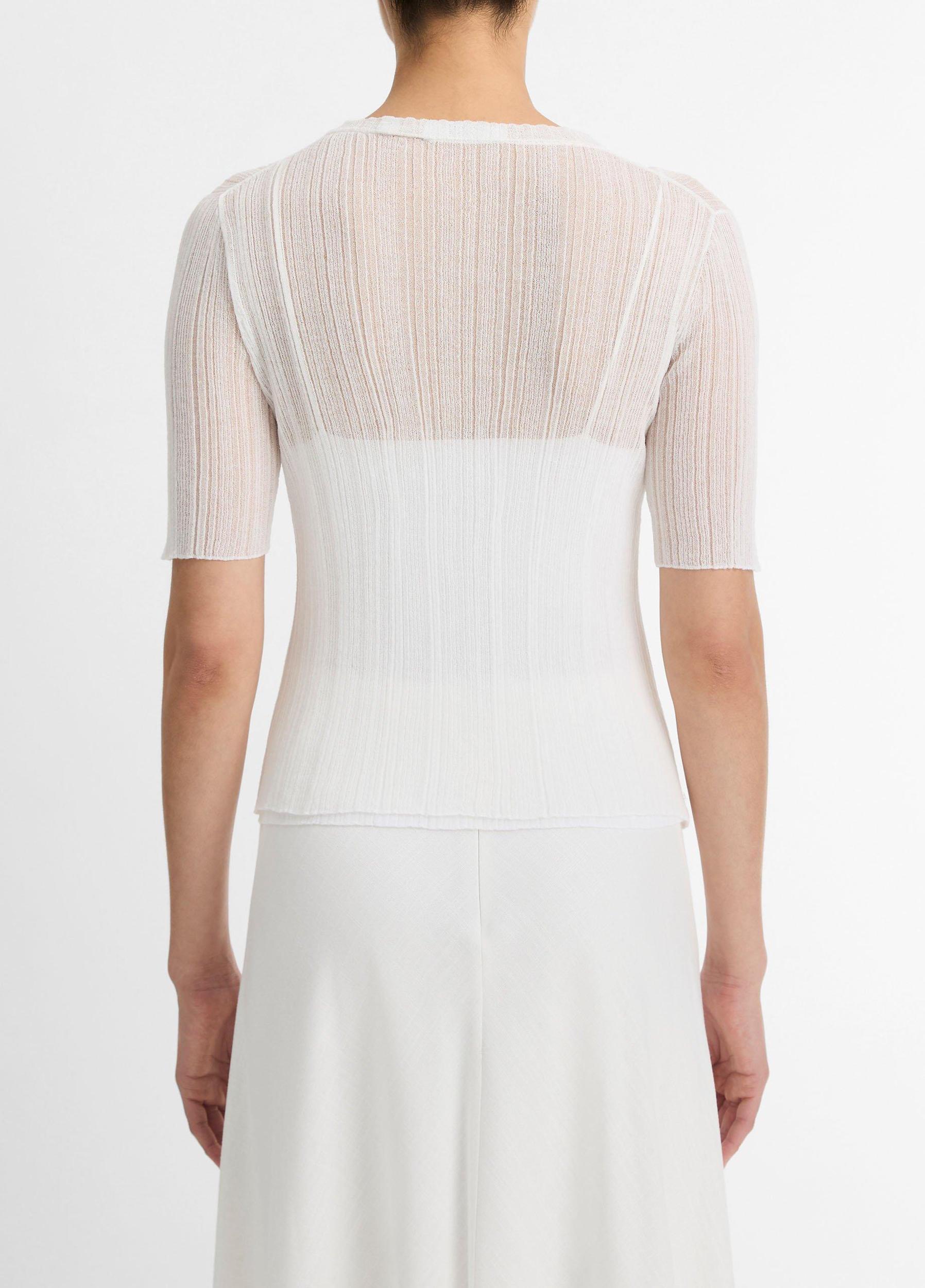 Italian Cotton-Blend Double-Layer Top Product Image