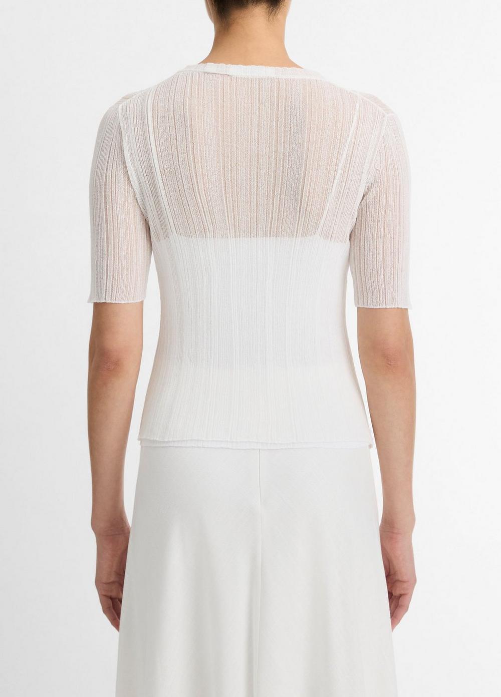 Italian Cotton-Blend Double-Layer Top Product Image