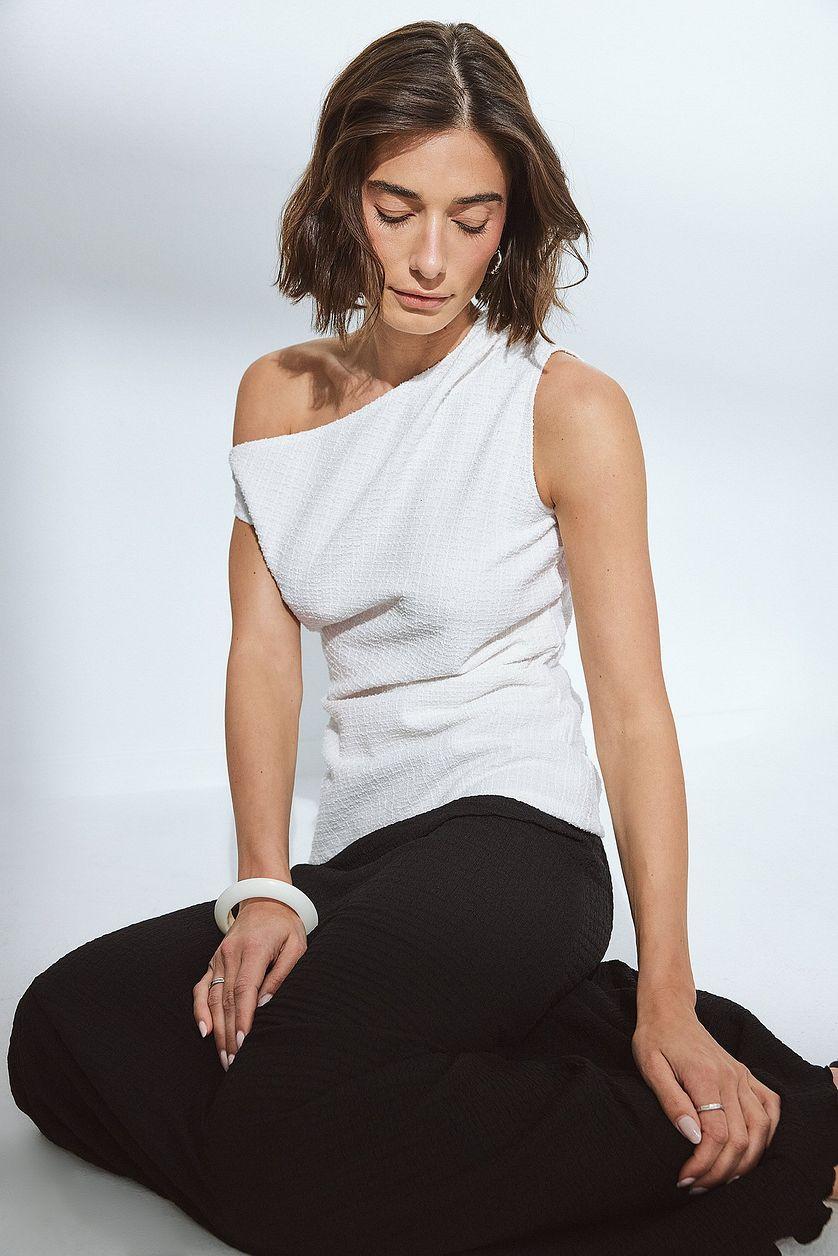 Bouclé Sleeveless Top Product Image