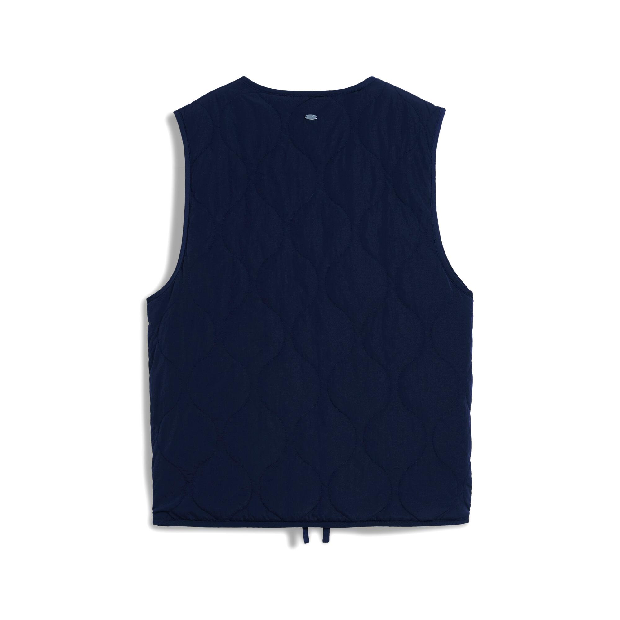 PUMA YONA Women's Reversible Vest in Dark Blue Product Image