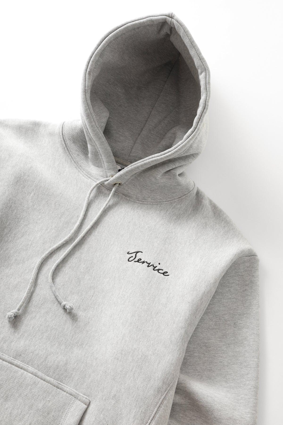 Arch Logo Hoodie - Marl Grey Product Image