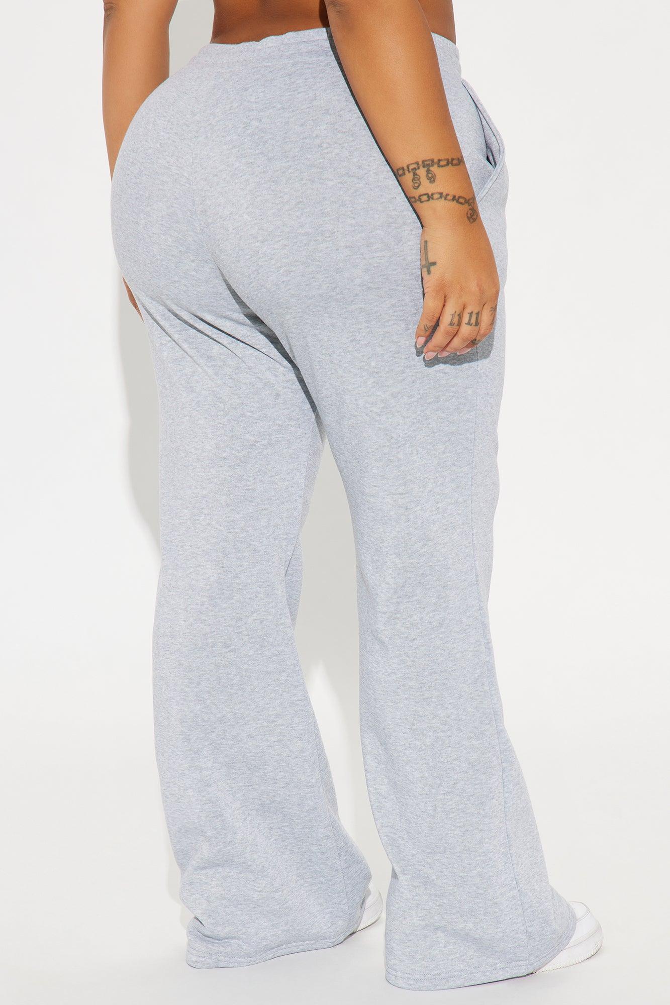 Candice Lounge Flare Pant - Heather Grey Product Image