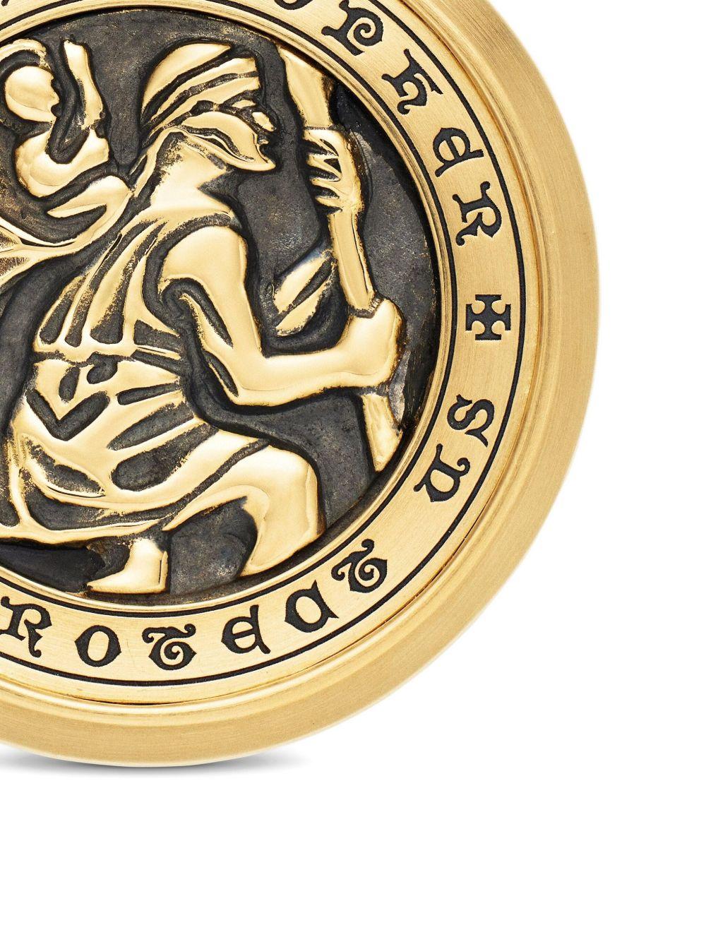 18kt yellow gold St. Christopher amulet (34.5mm) Product Image