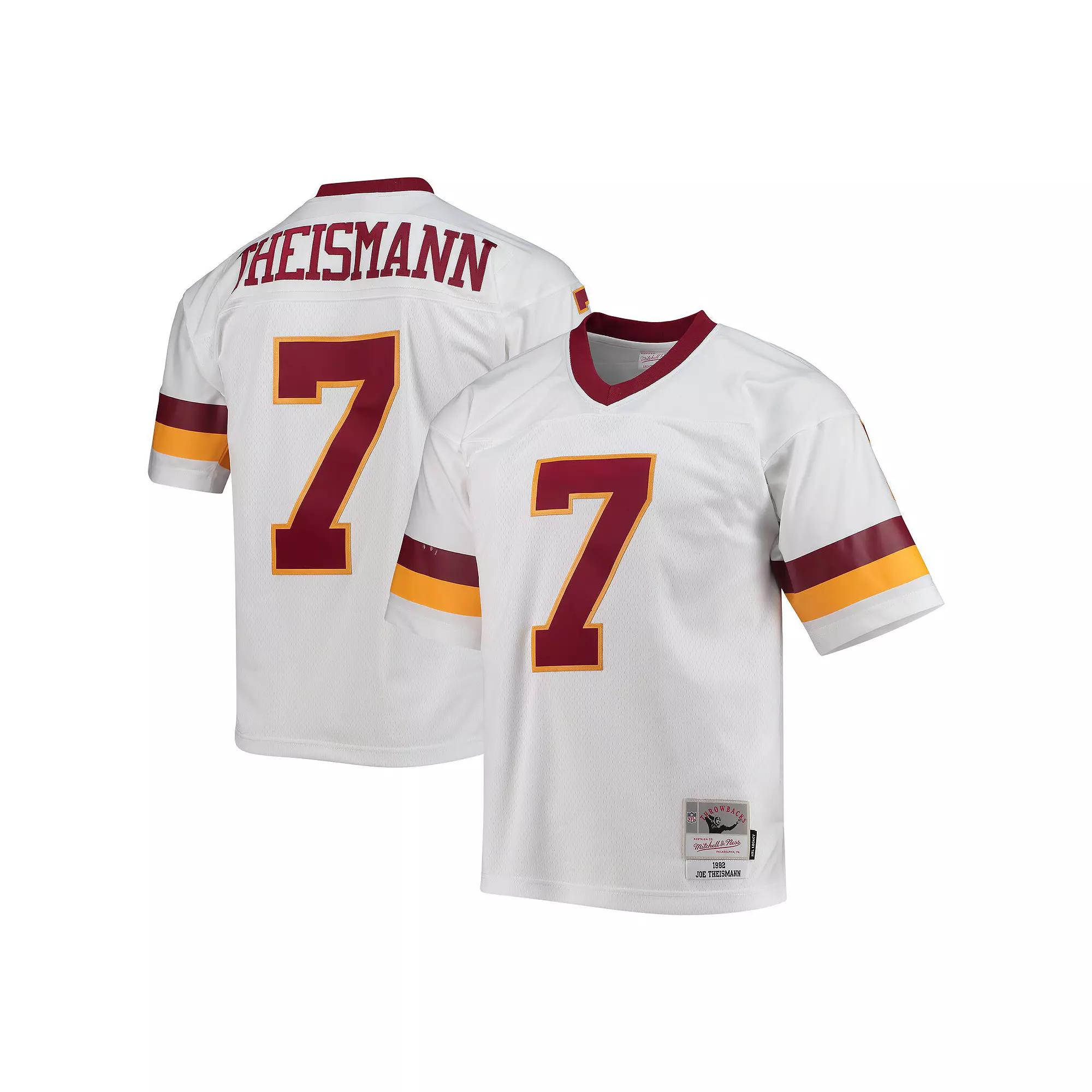 Men's Mitchell & Ness Joe Theismann White Washington Football Team 1982 Legacy Replica Jersey,  Product Image