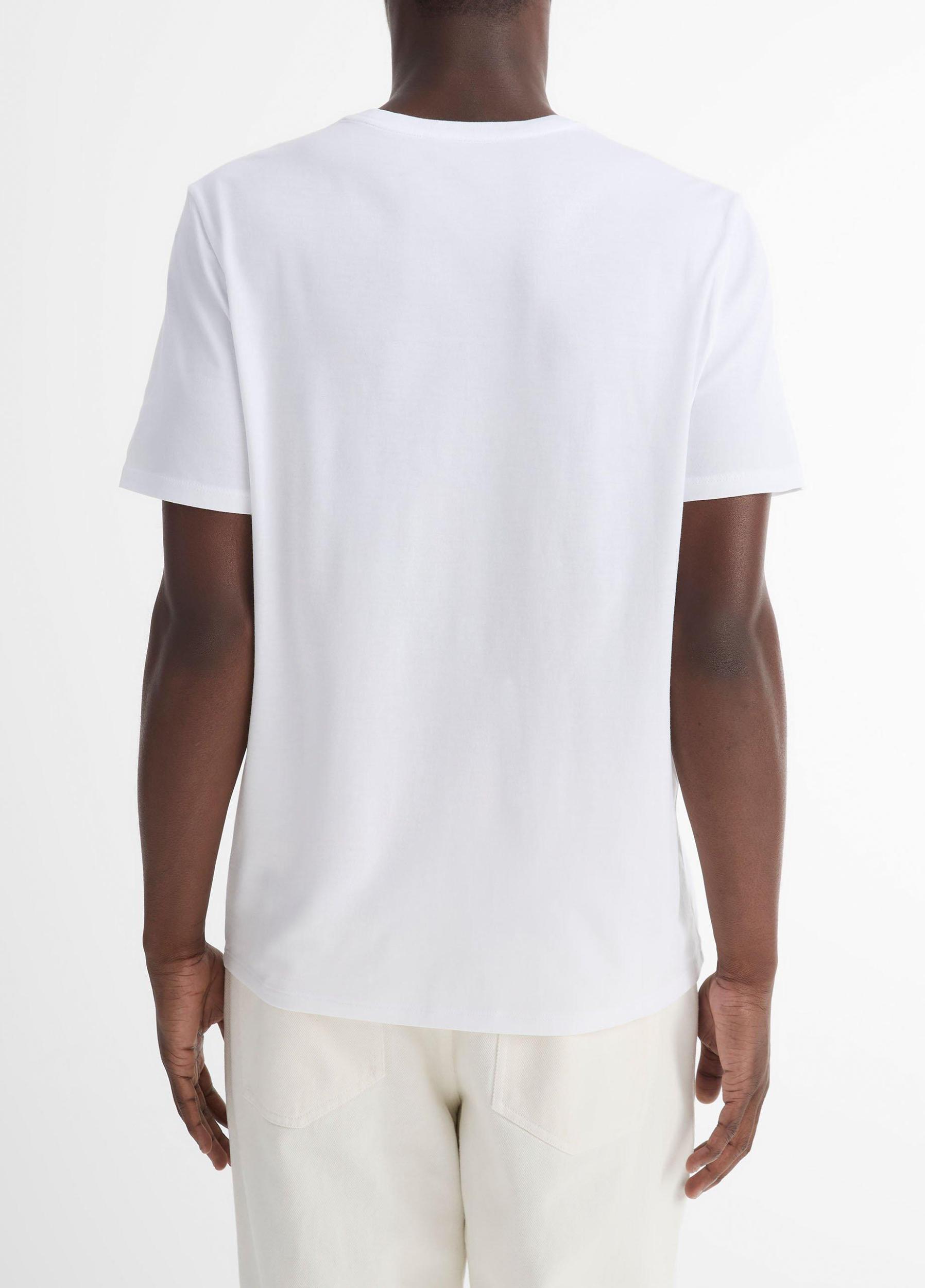 Pima Cotton Crew Neck T-Shirt Product Image