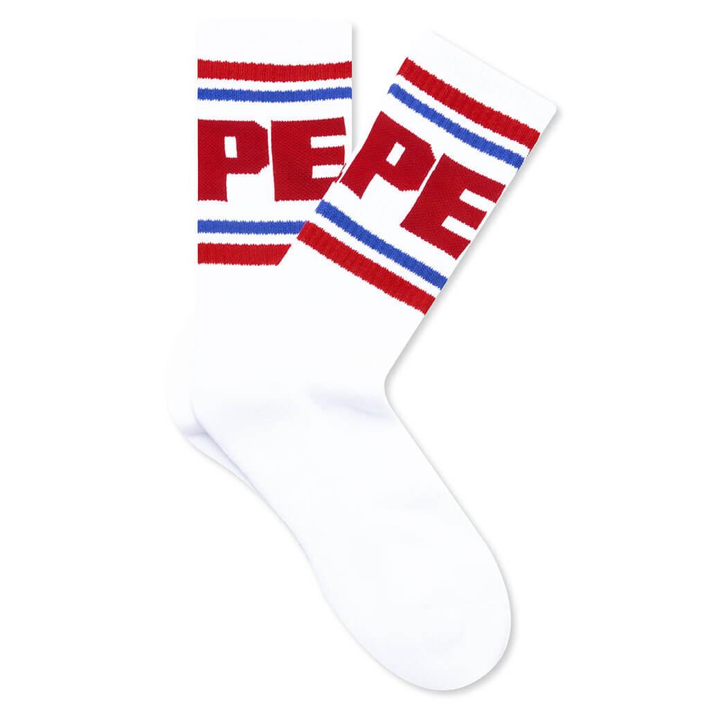 Line Socks - Red Male Product Image