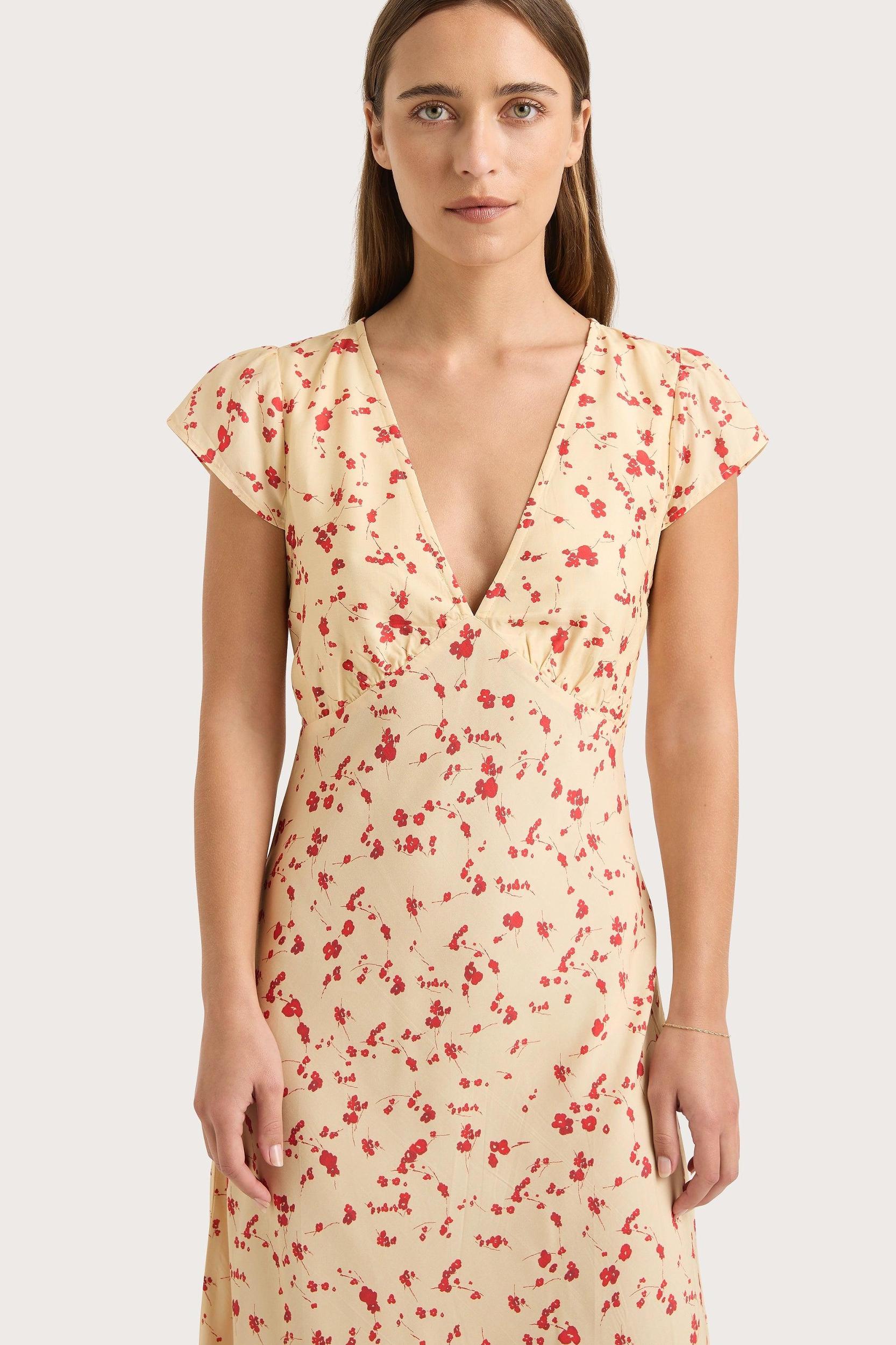 Yerres Mini Dress Blossom Yellow - Final Sale Product Image