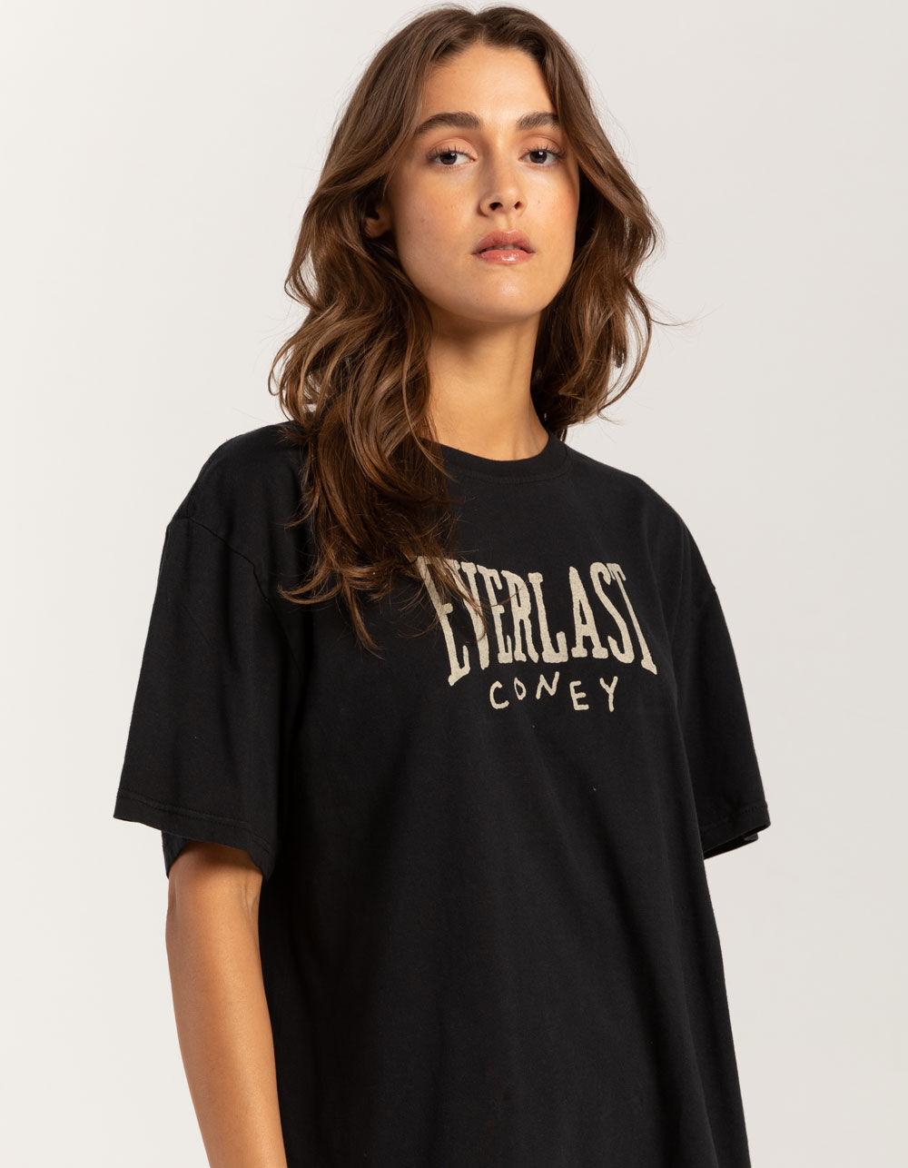 CONEY ISLAND PICNIC x Everlast Womens Oversized Tee - BLACK Product Image