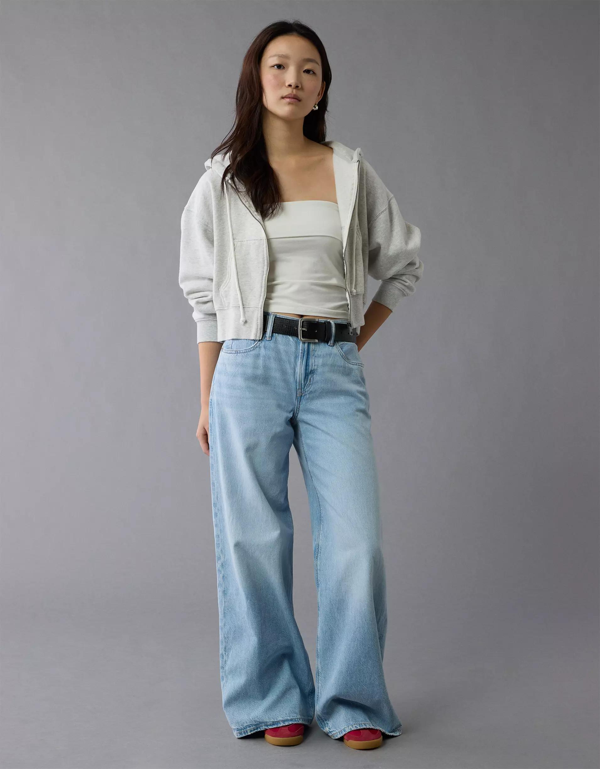 AE It Knit Foldover Tube Top Product Image