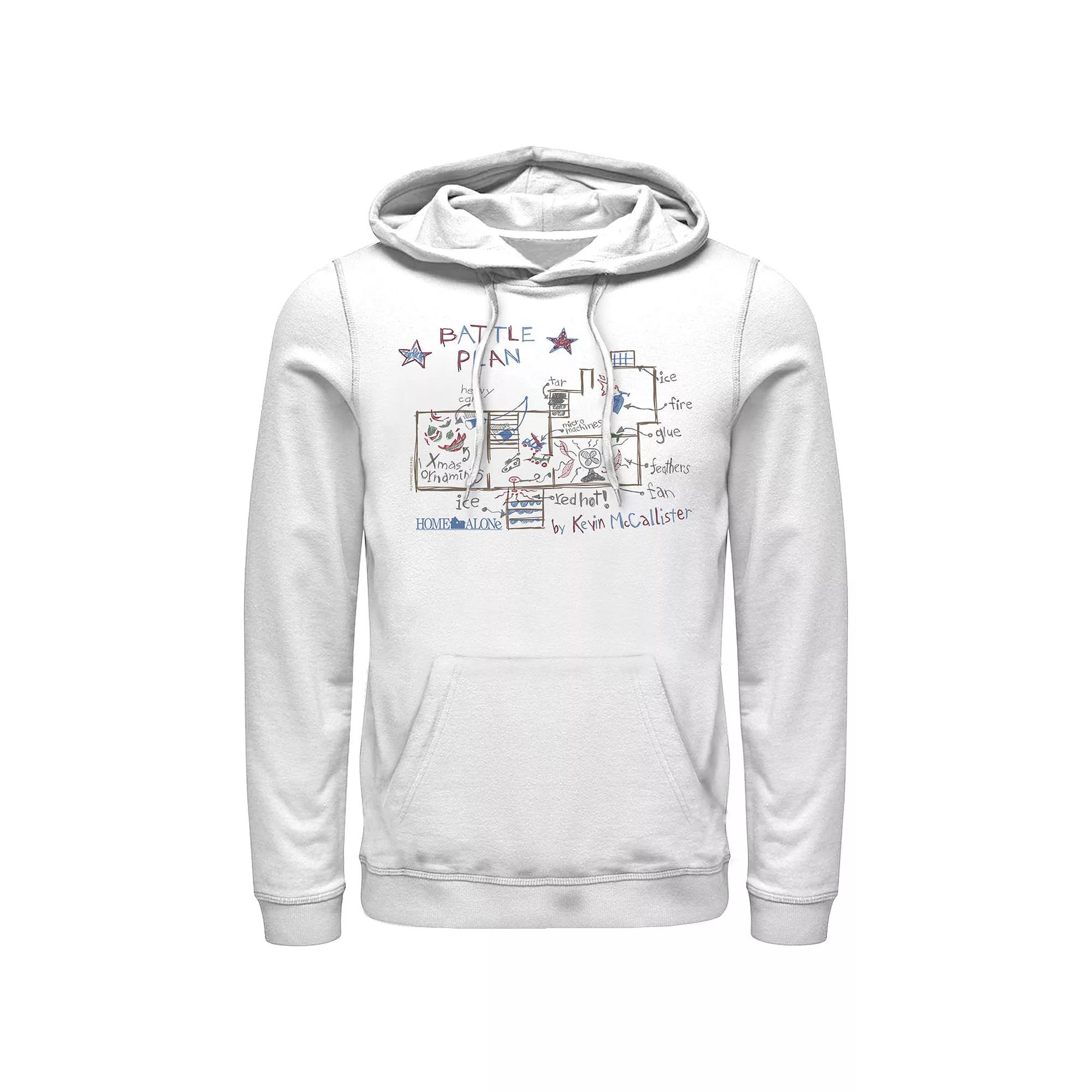 Men's Home Alone Kevin's Battle Plan Graphic Hoodie,  Product Image