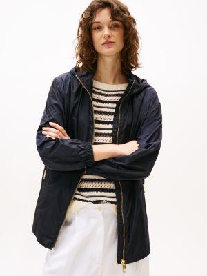 Water-Repellent Hooded Windbreaker Product Image