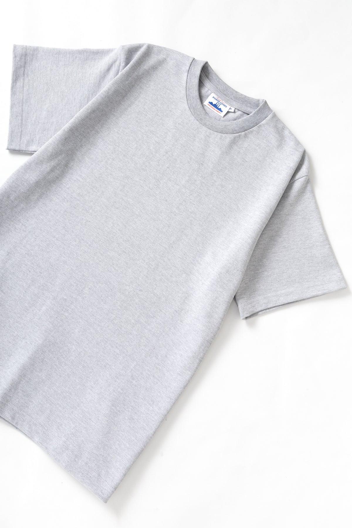 Power Goods - Super Weight T-Shirt - Heather Grey Product Image
