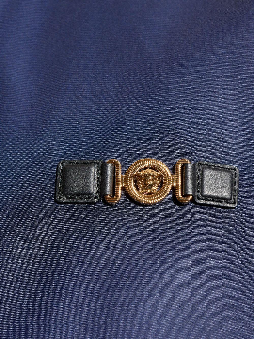 hooded zip-up bomber jacket Product Image