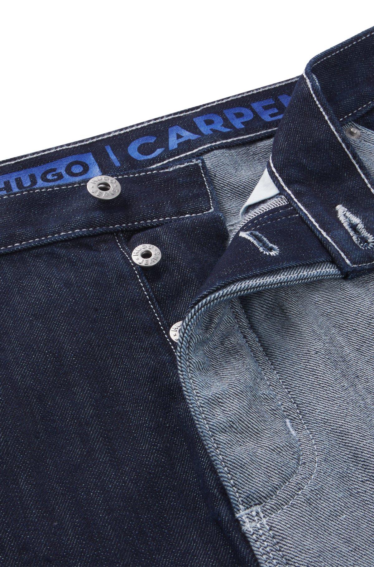 Loose-fit jeans in mixed denims Product Image