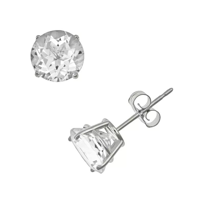 Celebration Gems Sterling Silver Garnet Stud Earrings, Women's, Red Product Image