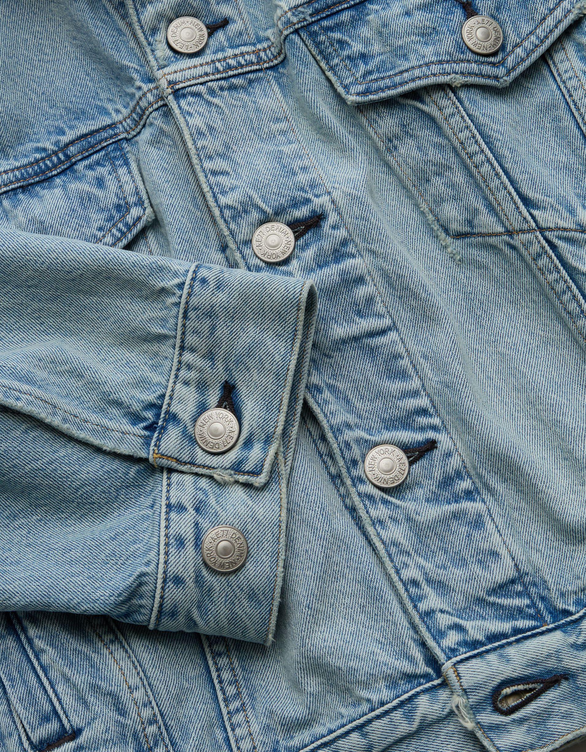 AE77 Premium Oversized Denim Jacket Product Image