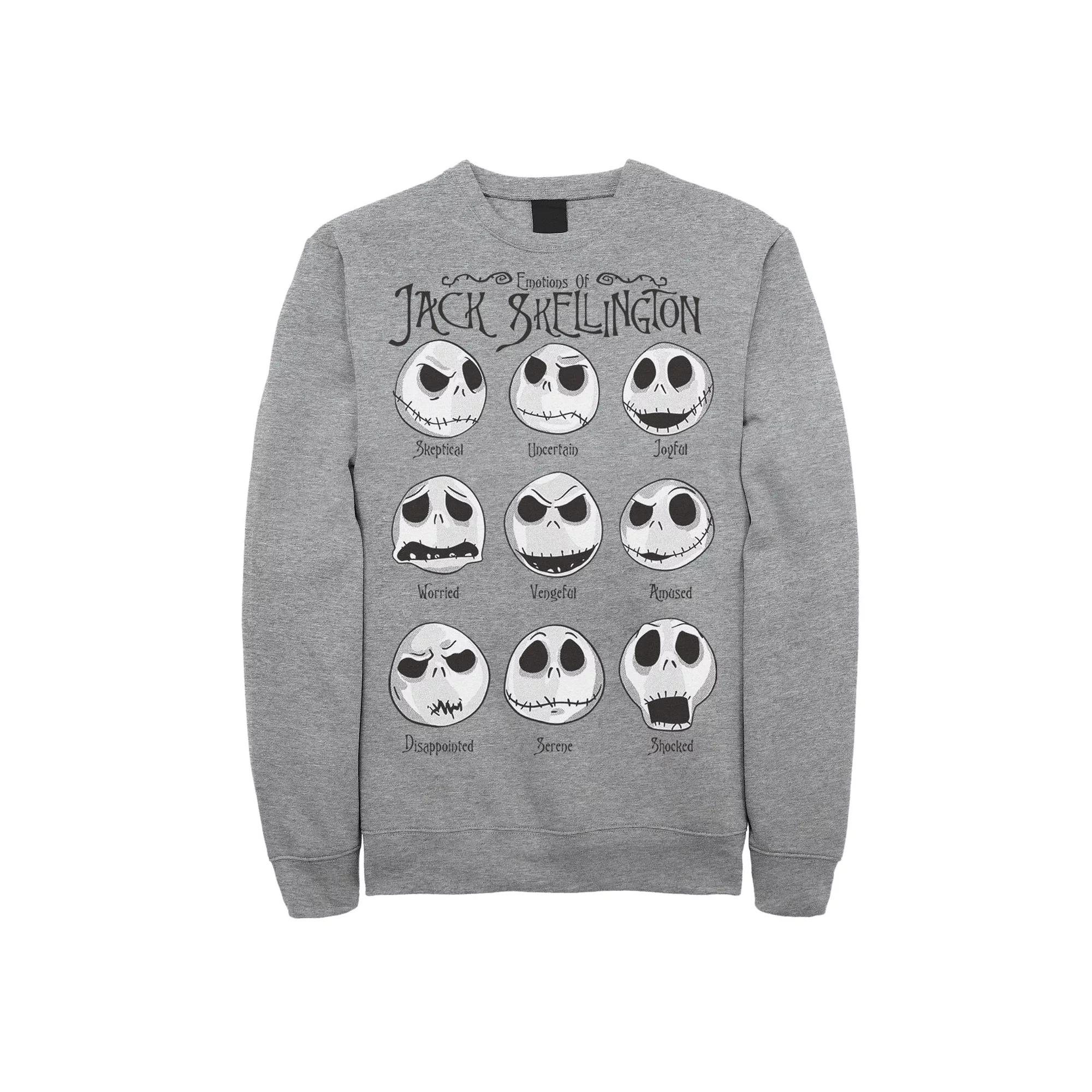 Disney's The Nightmare Before Christmas Men's Emotional Jack Sweatshirt,  Product Image
