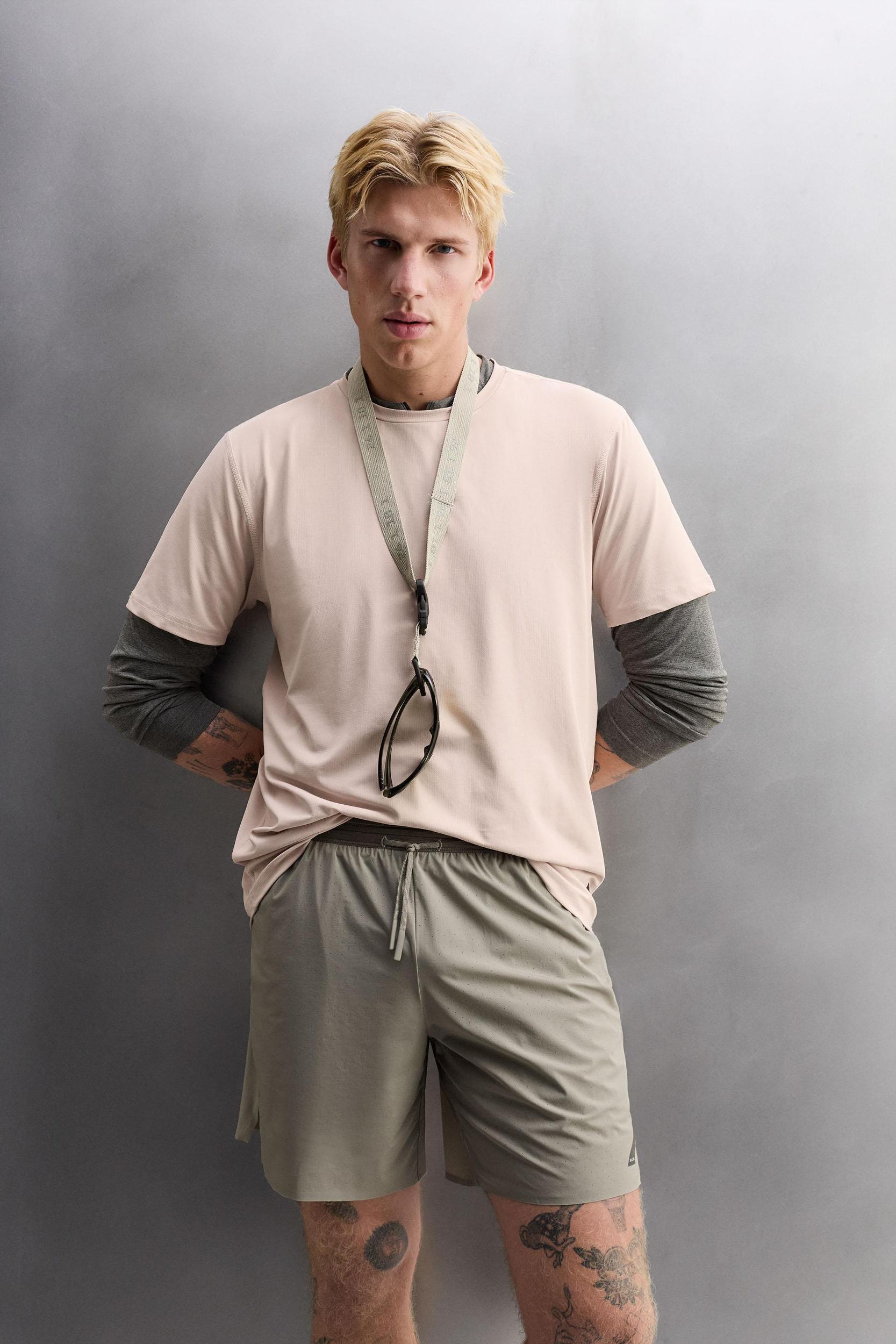 LIGHTWEIGHT PERFORATED SHORTS Product Image