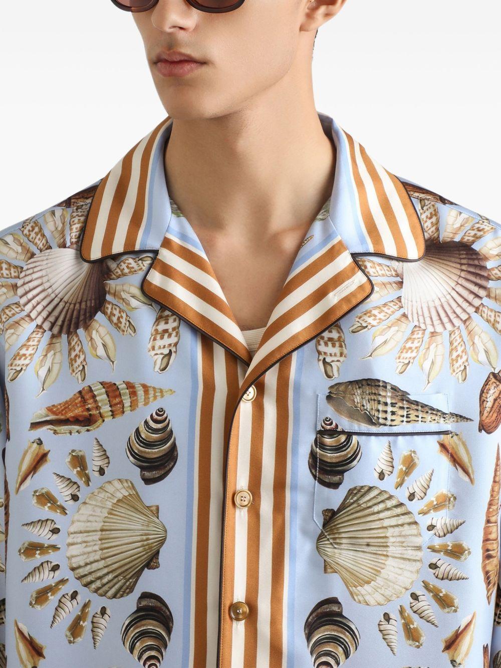 shell-print shirt Product Image