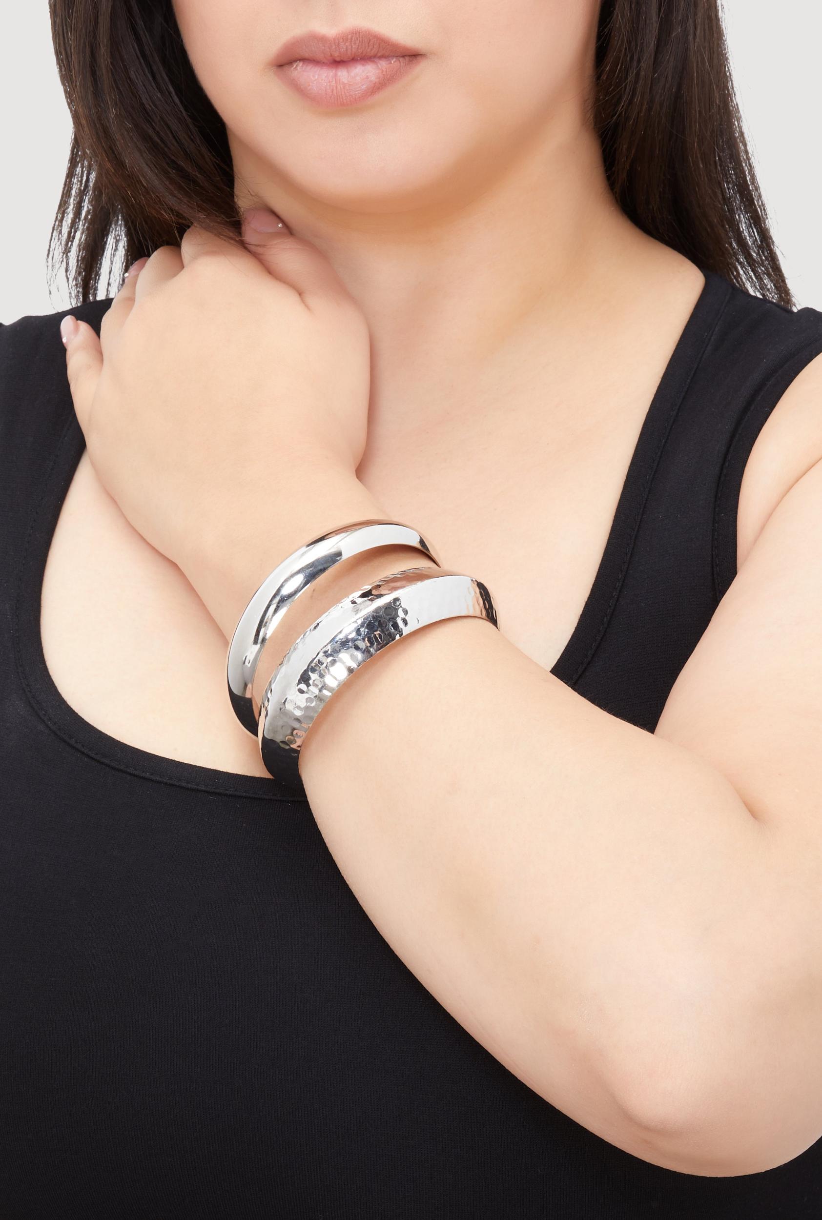 Rhinestone Bear Anklets Set of 4 Unisex Product Image