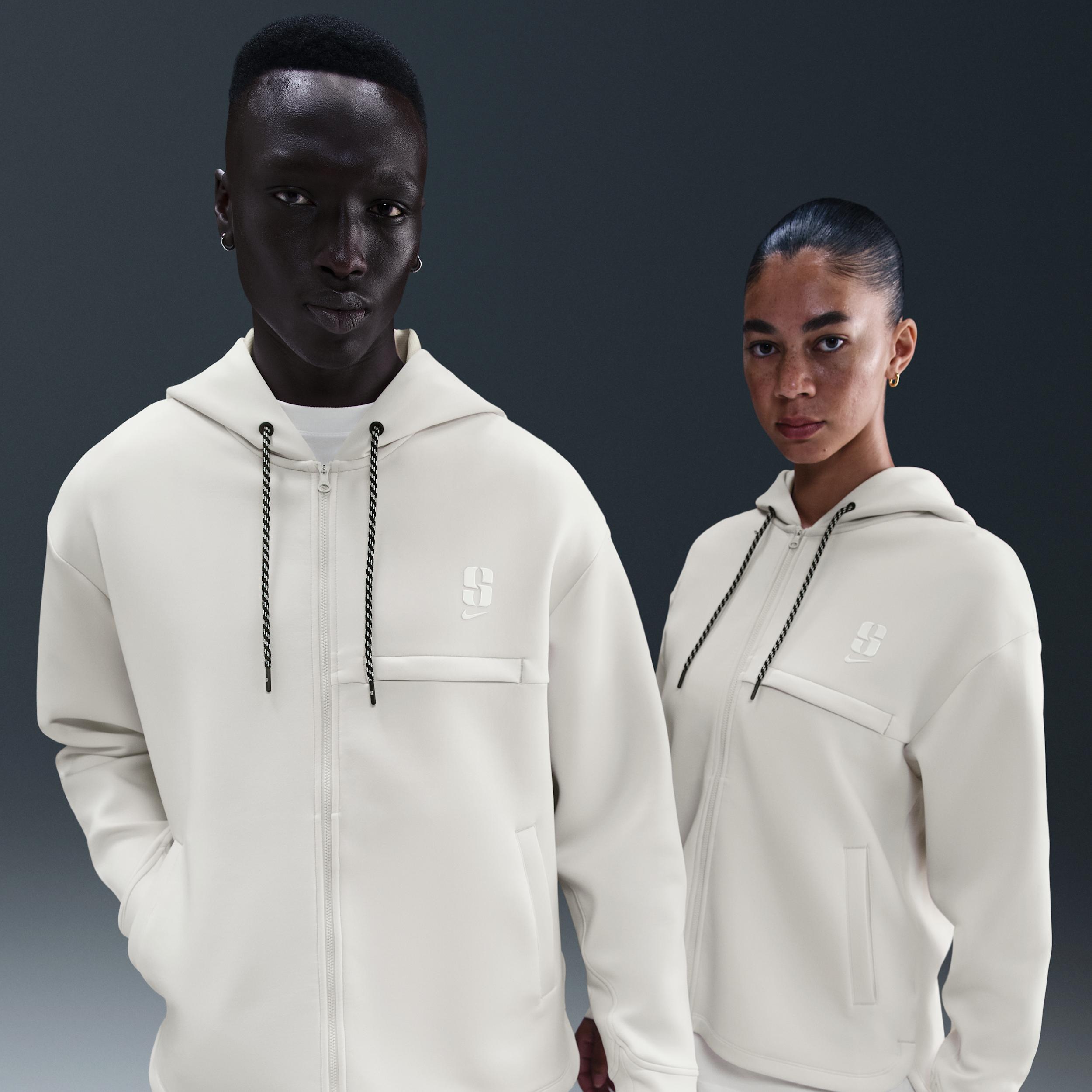 Nike Womens Sabrina Dri-FIT Loose Full-Zip Basketball Hoodie | IH3916-104 Product Image