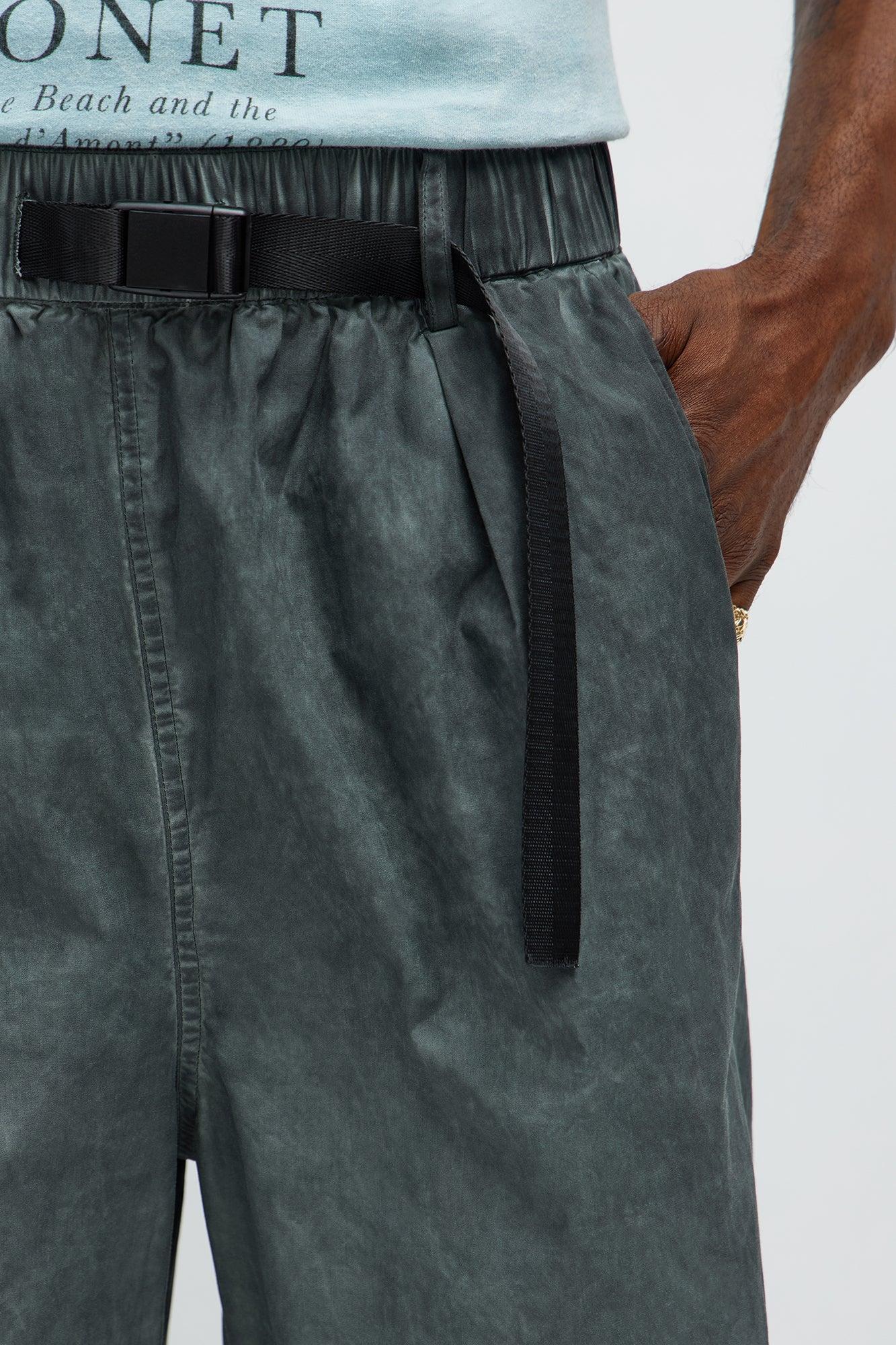 Baggy Hit Below The Belt Pants - Slate Grey Male Product Image