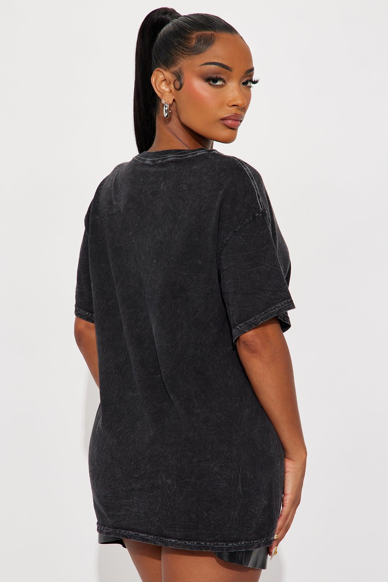 Wednesday Book Washed Tee - Black Female Product Image