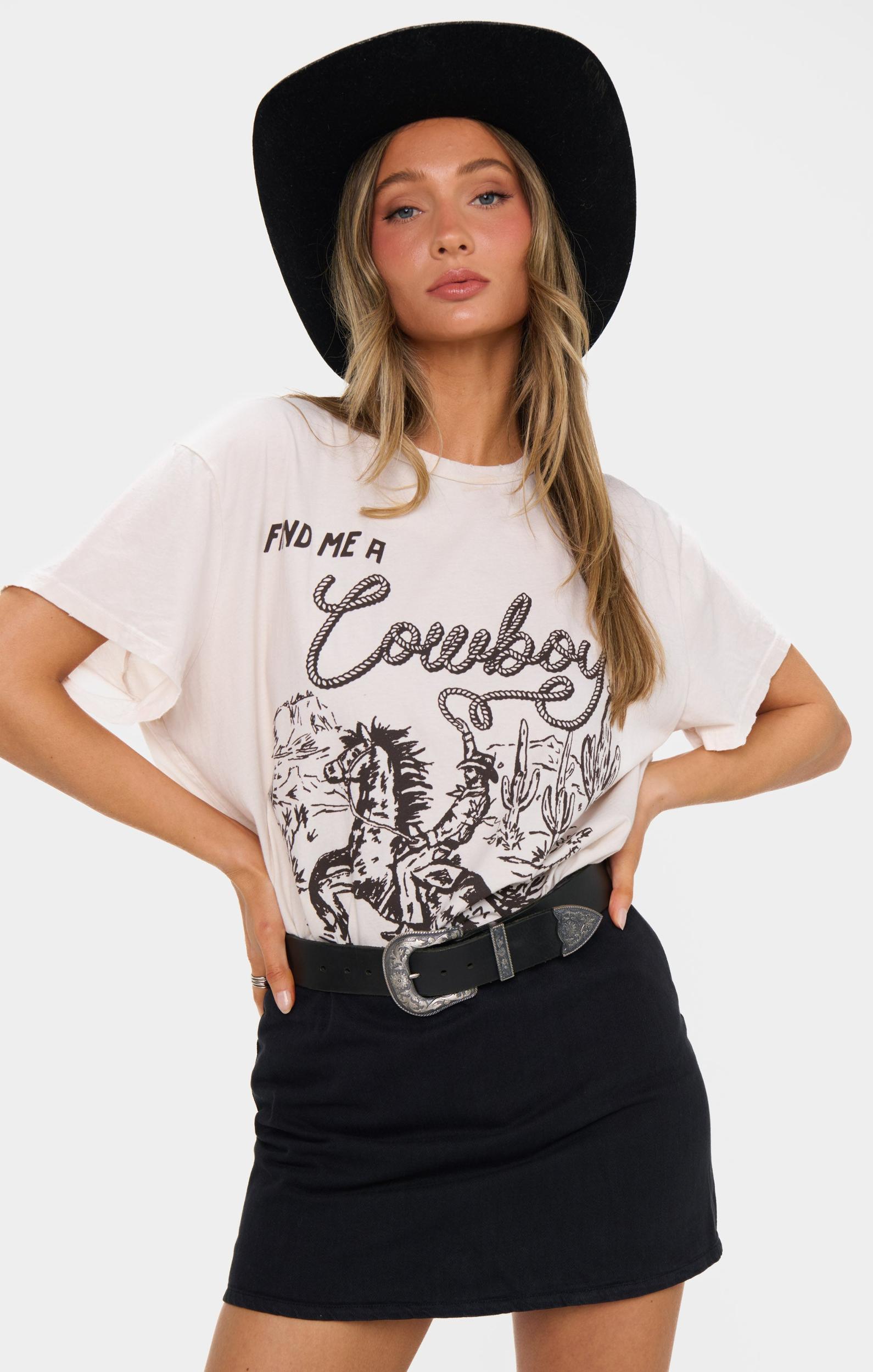 Tom Tee ~ Find Me A Cowboy Graphic Product Image